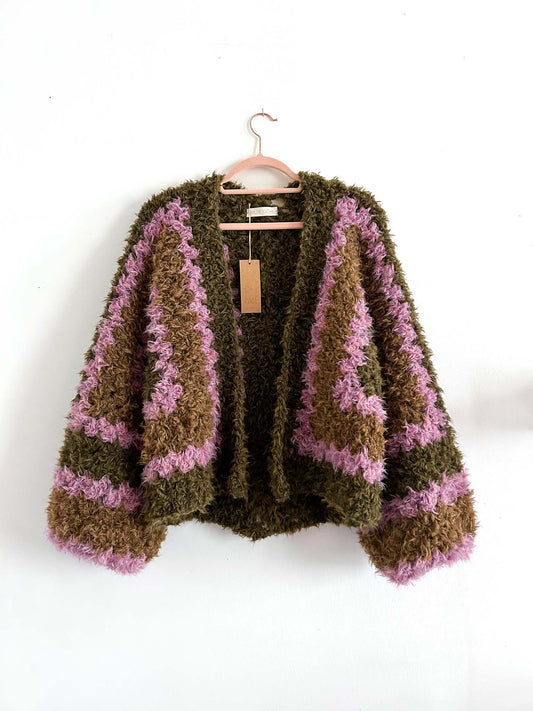 Teddy Cardi | kuscheliger handgemachter Cardigan